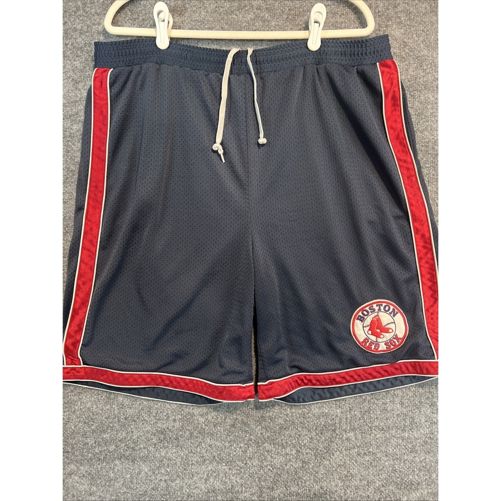 Vintage Stitches Boston Red Sox Mesh Athletic Shorts Men's XL Navy Blue MLB